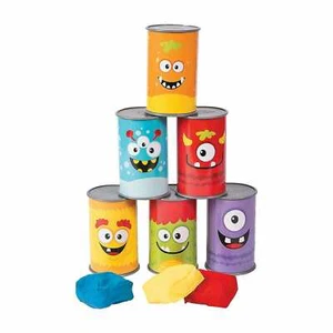 Monsters Party Bean Bag Can Toss Game Family Friendly Halloween Supplies - Picture 1 of 1