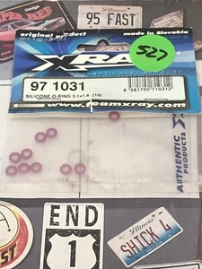 X-Ray 97 1032 Silicone O-Rings {3.1 X 1.6 X 10pc.} NewInPack USA Shipped - Picture 1 of 2