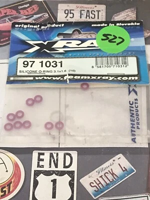 X-Ray 97 1032 Silicone O-Rings {3.1 X 1.6 X 10pc.} NewInPack USA Shipped - Image 1 of 2