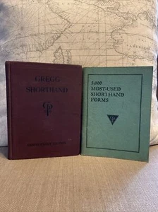 Gregg Shorthand 1929 Anniversary Ed. HC and 1931 5000 Most-used Shorthand Gregg - Picture 1 of 11