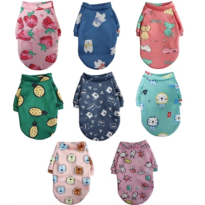 Various Pet Puppy Small Dog Cat Pet Clothes Dress Vest T Shirt Apparel Clothes - Image 1 of 4