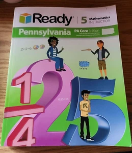 Ready 5 Mathematics Instruction PA Core Edition Pennsylvania Workbook - Imagen 1 de 4