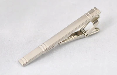  New Pure Men Silver Classical STAINLESS STEEL Wedding Tie Clip Pin Bar Party - Image 1 of 3