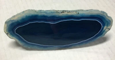 Luz nocturna azul ágata rebanada de ágata luz cristal luz nocturna enchufe en la pared Foto 1 de 4