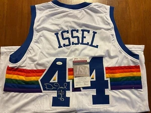 Dan Issel Autographed/Signed and Inscribed Denver Nuggets Custom Jersey JSA COA - Picture 1 of 3