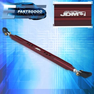 For 95-02 Mitsubishi Galant Suspension Rear Aluminum Lower Strut Bar Brace Red - Picture 1 of 3