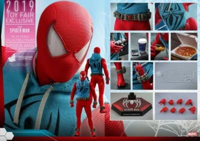 Hot Toys 1/6 VGM34 Marvel's Spider-Man Scarlet Spider Traje Figura Coleccionables Foto 1 de 4