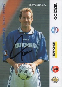 THOMAS "TOM" DOOLEY - original signierte Autogrammkarte FC Schalke 04 signed - Bild 1 von 1
