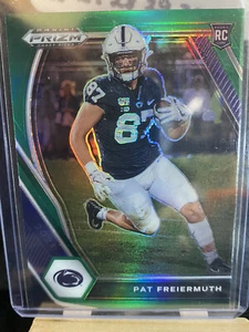 2021 Prizm Football Green Prizm Pat Freiermuth RC #127 Penn State/Steelers - Picture 1 of 2