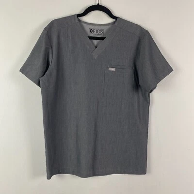 Blusa Médica FIGS Technical Collection Leon FM1500 Gris Tres Bolsillos Para Hombre Pequeña Foto 1 de 4