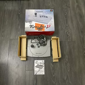 Ascii Japanese Sony PlayStation Fighter Stick V Controller Boxed SLPH-00003 - Picture 1 of 11