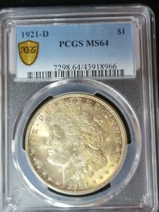 1921 D $1 PCGS MS64   43918966 - Picture 1 of 2