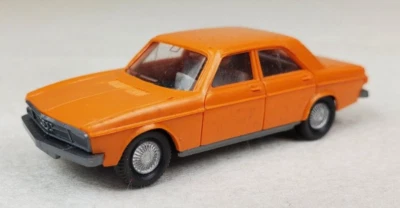 Wiking HO 1:87 #120 Audi 100 2 1/16" Long Orange Mint Condition With Sticker - Image 1 of 4