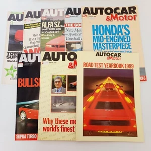 Autocar & Motor 1989 Bulk Magazine Bundle Lot x8 Motoring Vintage Porsche Bmw - Picture 1 of 14