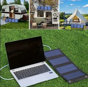 Składana ładowarka solarna 30W – przenośny powerbank solarny ze złączem USB - Zdjęcie 1 z 3