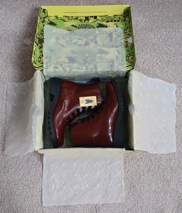 Brand New, Never Worn, 'FLY London', Womens 'Glass Red' Ankle Boots, Size 4. - Picture 1 of 11