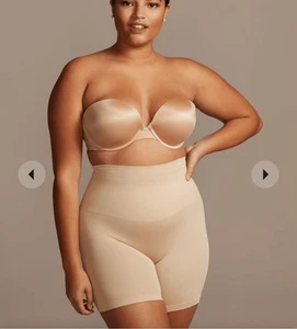 maidenform upper thigh shapewear shorts Women's 2X NEW - Picture 1 of 5