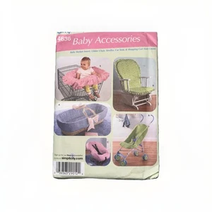 Simplicity Home Decor Sew Pattern 4636 Baby Accessories Basket Insert Car UNCUT - Picture 1 of 7