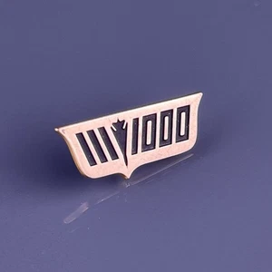 F-14 Tomcat 1000 ore di volo oro pieno cravatta spilla bavero aereo jet vintage - Foto 1 di 7