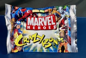GoGo's Crazy Bones Marvel Heroes New MINT Sealed Pack SUPER RARE - Picture 1 of 2