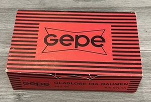 Vintage Gepe 7001 supporti per diapositive 2mm 24x36 confezione da 100 - SPEDIZIONE GRATUITA! - Foto 1 di 5