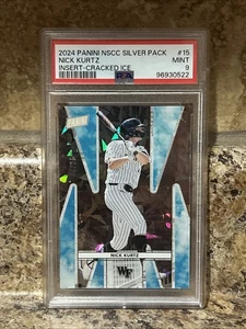 2024 Panini Silver Pack Nick Kurtz /25 Cracked Ice Wake Forest Athletics PSA 9 - Picture 1 of 3