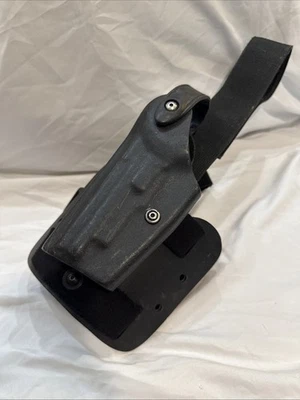 Safariland 6004-77 Drop Leg Tactical Holster LEFT HAND BLACK SIG P220 / P226 LH - Image 1 of 4