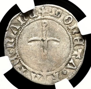 FRANCE, Lorraine - Nancy. Francis I, 1544-1545. Silver 2 Deniers, NGC XF40 - Picture 1 of 4