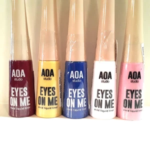Juego de 5 delineadores de ojos líquidos AOA de 5 colores llamativos - de larga duración y a prueba de manchas - sellado - Imagen 1 de 11