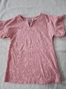 Janie And Jack Girls Pink Swim Cover Size 4 Preowned - Picture 1 of 5