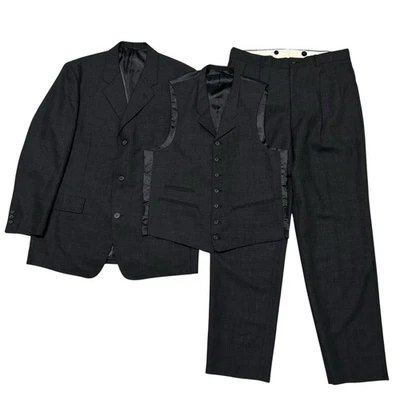 582 90s Yohji Yamamoto D'URBAN A.A.R vintage suit set up men gray archive wool - Image 1 of 4