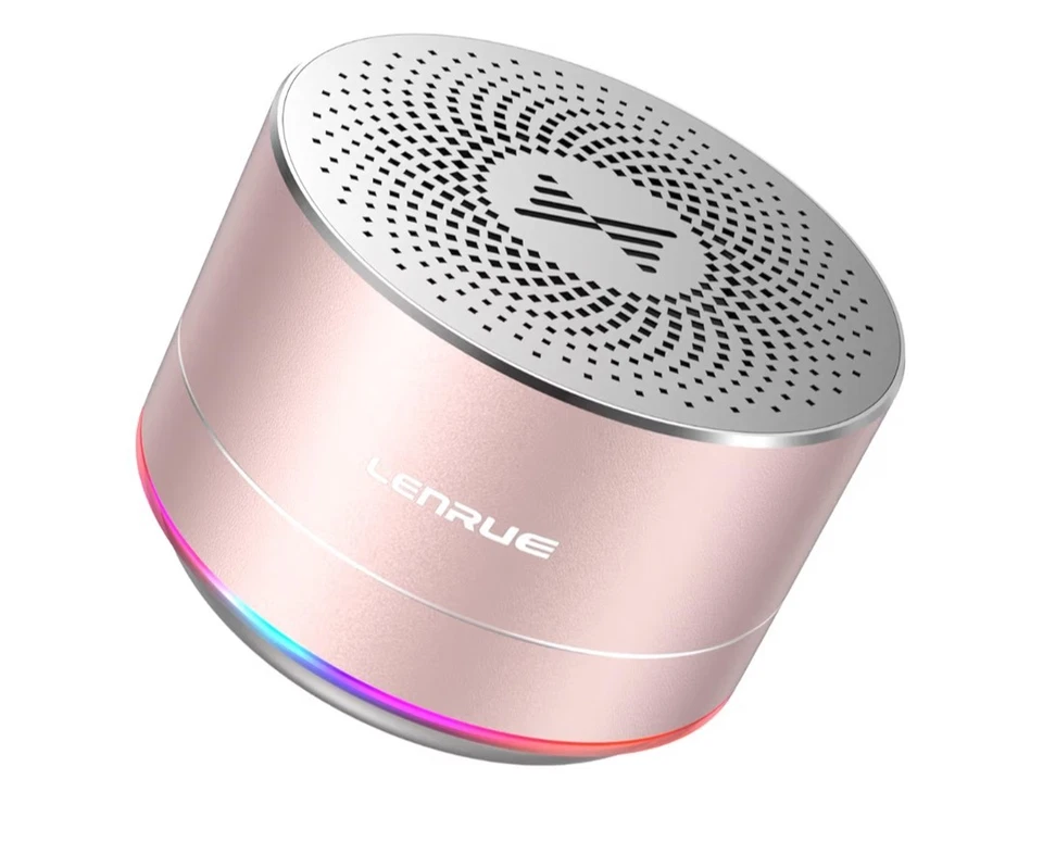 LENRUE A2U 便携式无线蓝牙扬声器 带灯,挂绳 全新带盒 — 第 1/4 张图片