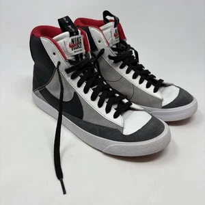 Nike Blazer Mid '77 SE D Boys 5.5Y  White Black Red Skate Style DH8640-100 - Picture 1 of 16