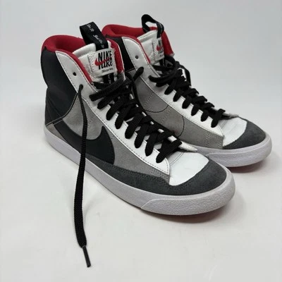 Nike Blazer Mid '77 SE D Niños 5.5Y Blanco Negro Rojo Estilo Patín DH8640-100 Foto 1 de 4