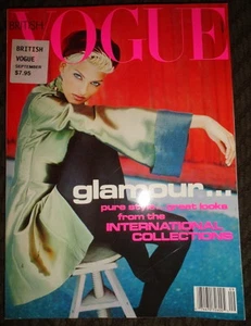 Vogue British 9/1991 Linda Evangelista Shana Zadrick Stephanie Seymour Picasso - Bild 1 von 1