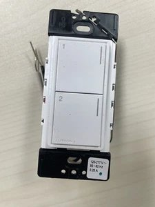 Lutron RadioRA 3 Sunnata Tastatur RRST-W2B-WH - 2 Tasten - weiß - Bild 1 von 4