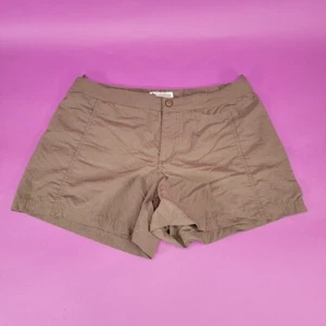 Columbia Hiking Short Shorts Womens Size 10 Olive Outdoor Adjustable Waist Light - Picture 1 of 7