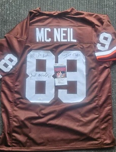 Gerald McNeil" ice Cube" Signed Cleveland Brown Football Jersey JSA - Picture 1 of 1