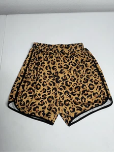 SHEIN Kids Leopard Print Elastic Waist Shorts Size 11-12Y - Picture 1 of 7