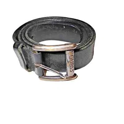 Cinturón de cuero negro Guess para hombre talla L - cuero genuino - hebilla con logotipo Foto 1 de 3