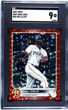 2022 Topps Series 2 Oneil Cruz Rookie RC Red Ice Foil /199 #537 SP Pirates