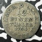 1764-EDC Germany Saxony 1/12 Thaler Lot#D7113 Silver! KM#955