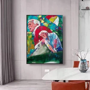 Sale ARNOLD PLAMER Handmade Acrylic Painting 36H X 24W Was $1,995 NOW $795 - Picture 1 of 15
