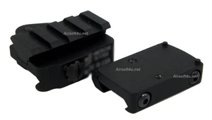 Quick Release Rail Toy RMR Sight Mount Adapter with 15mm Riser (In Black) - Picture 1 of 3