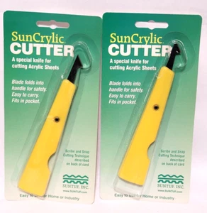 Herramienta cortadora de hojas acrílicas SunCrylic - Hoja plegable en mango, NUEVA, LOTE DE 2 - Imagen 1 de 4