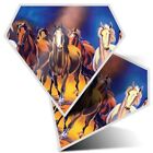 2 x Diamond Stickers 7.5 cm - Horse Art Painting Equestrian  #21696