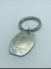 New, Vintage Silver Rhodium Plated Men’s Key Ring