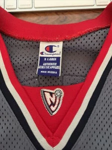 Vintage New Jersey Netze signiert Trikot Carter Kidd Jefferson Collins Robinson  - Bild 1 von 12