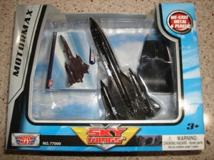 NEW    RARE   Motormax Sky Wings SR 71 Blackbird Diecast Airplane Series #77000  - Picture 1 of 7