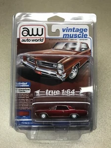 Auto World 1964 Pontiac Grand Prix Royal Bobcat Ultra Red Chase Die-Cast 1/64 - Picture 1 of 5